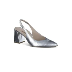 Toluca Sling Pumps Metallic