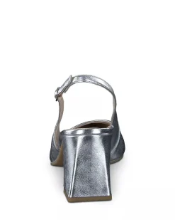 Toluca Sling Pumps Metallic