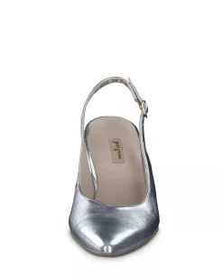Toluca Sling Pumps Metallic