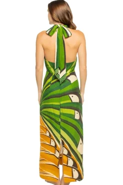 Toucan Tree Dress Green