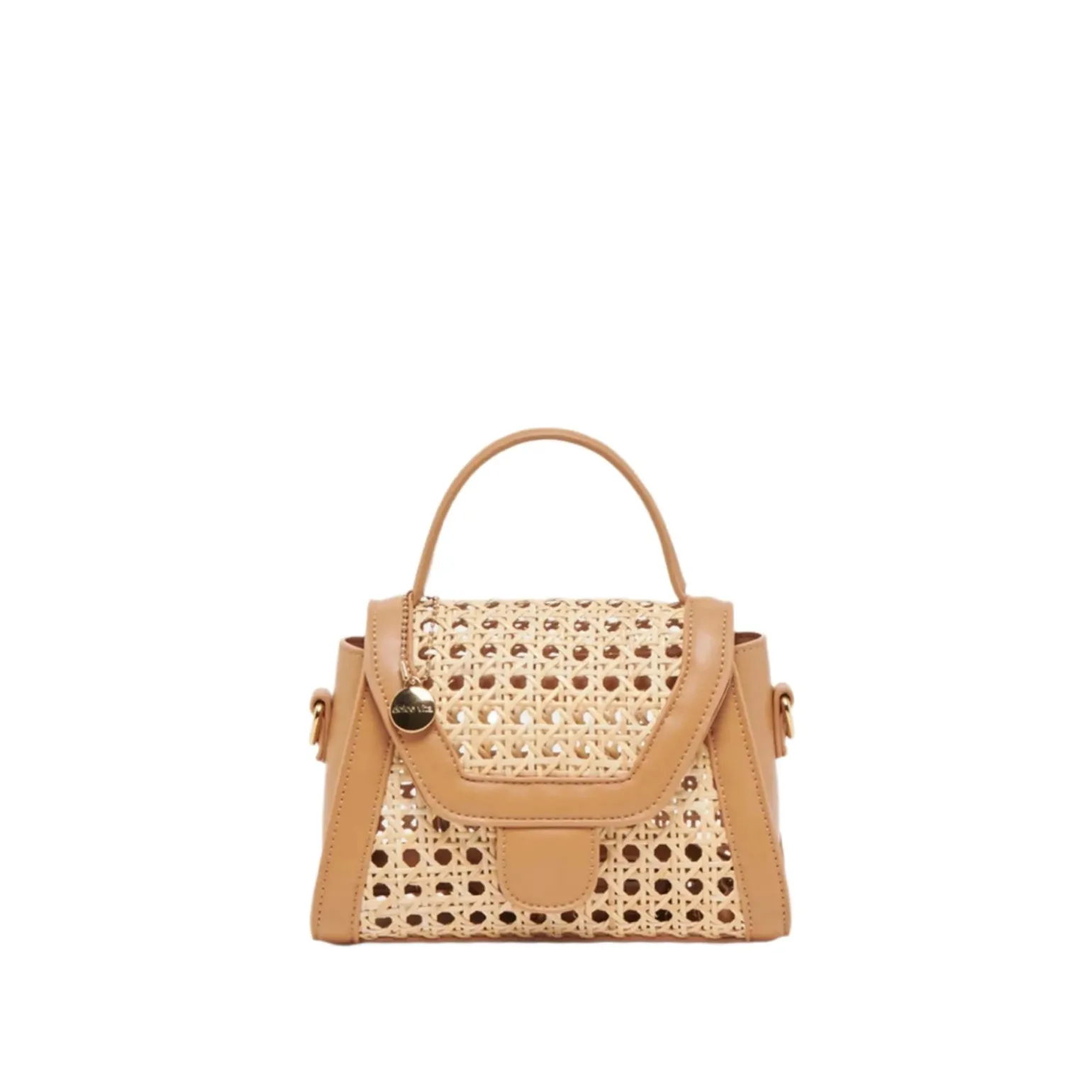 Tropez Crossbody Camel Natural Cane