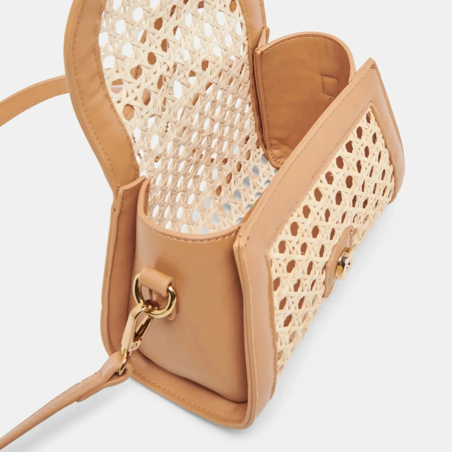 Tropez Crossbody Camel Natural Cane