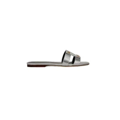 Via Slide Sandal Silver