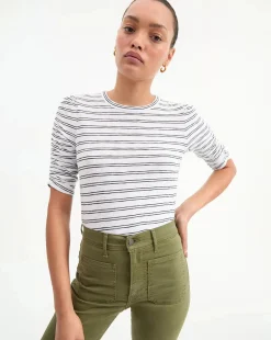 Waldorf Tee Black/White