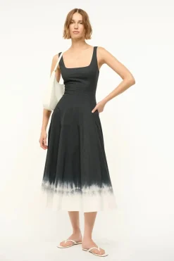 Wells Dress Onyx Tie Dye