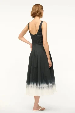 Wells Dress Onyx Tie Dye