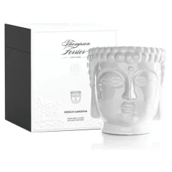 White Buddha Candle