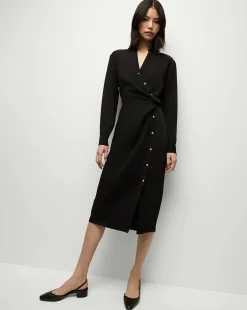 Wright Midi Dress Black