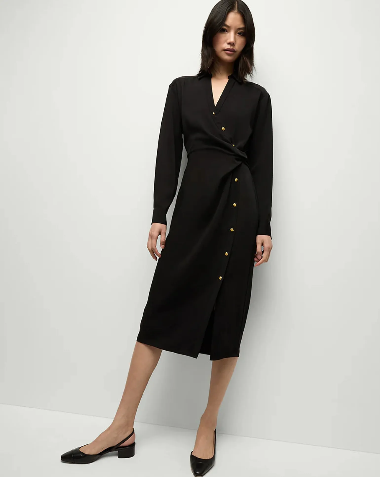 Wright Midi Dress Black