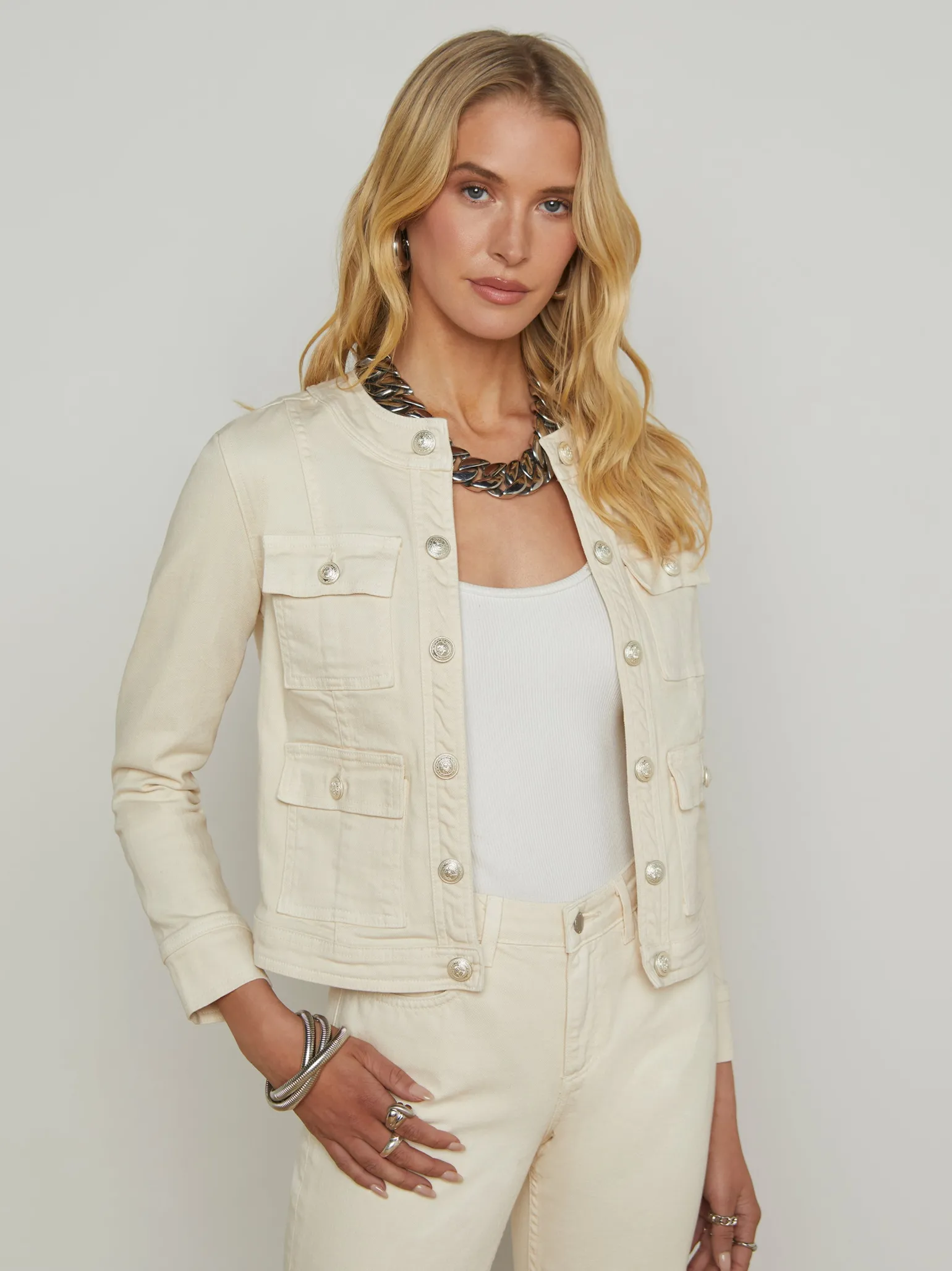 Yari Denim Jacket French Vanilla